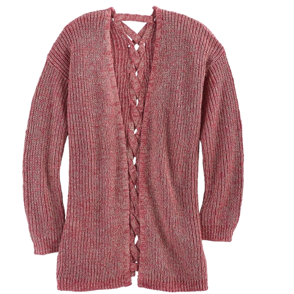 Cloud Chaser Lace-up‎ Back Cardigan